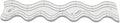 YICBOR Wave Edge Quilting Ruler Template - Clear Wave Quilter's Ruler for Domestic Sewing Machine