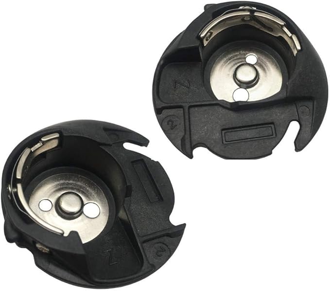 Fbshicung 2PCS Bobbin Case #51045 for Singer 2639, 5625, 7258 Stylist, 7285Q JUKI HZL-27Z,29Z