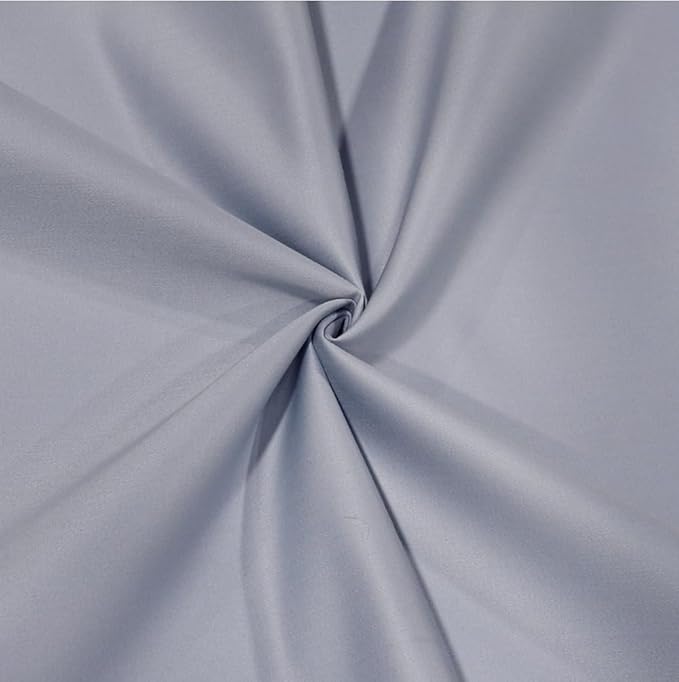 12pcs Cotton Sateen Fabric Squares 20x20 Inches – 1000 Thread Count for Cushions, Quilting Sewing, Patchwork and Crafts (Blue)