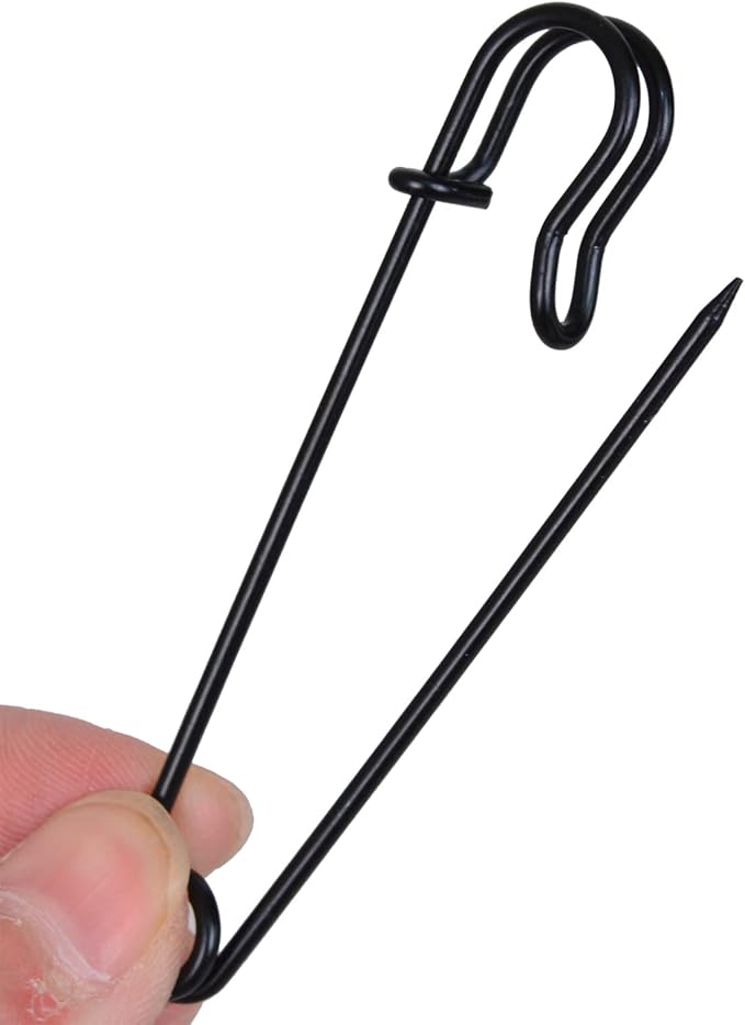 50 Pcs Safety Pins Heavy Duty Large Safety Pins (Black)