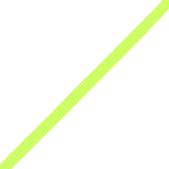 Mandala Crafts 55 Yards 1/4 Inch Lime Green Double Fold Bias Tape for Sewing - Bias Binding Tape for Quilting Binding, Hemming, Seam, and Fabric Piping