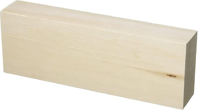 Walnut Hollow Basswood Carving Block, 1.75" x 3.5" x 10"