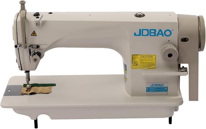 Sewing Machine, AC 110V 550w Industrial Sewing Machine with Table Stand and Motor, Heavy Duty Industrial Sewing Machines for Tailors Alteration Stores DIY