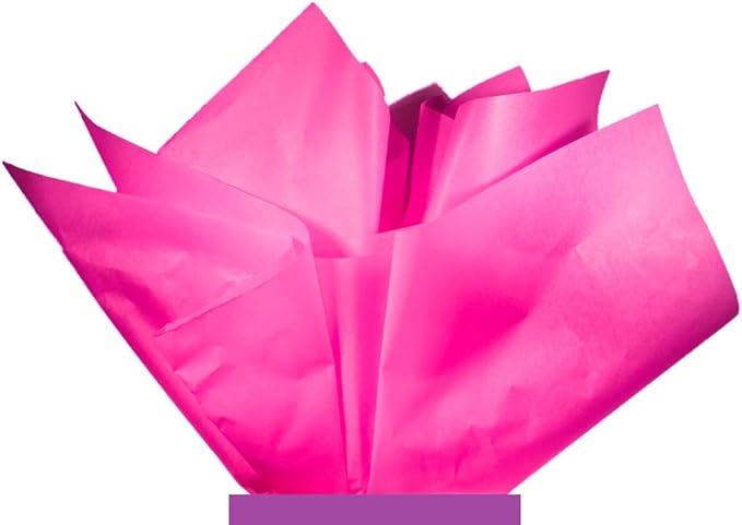 Ocean Tides 300 Sheets (14 x 20 Inches) Christmas Wrapping Paper – Gift Wrapping Tissue Paper Bulk for Crafts, Birthdays, & Holidays – Colored Tissue Papers for Gift Bags & Decorations, Pink