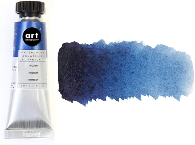 Art Philosophy® Artist Grade Watercolor Tubes Indigo