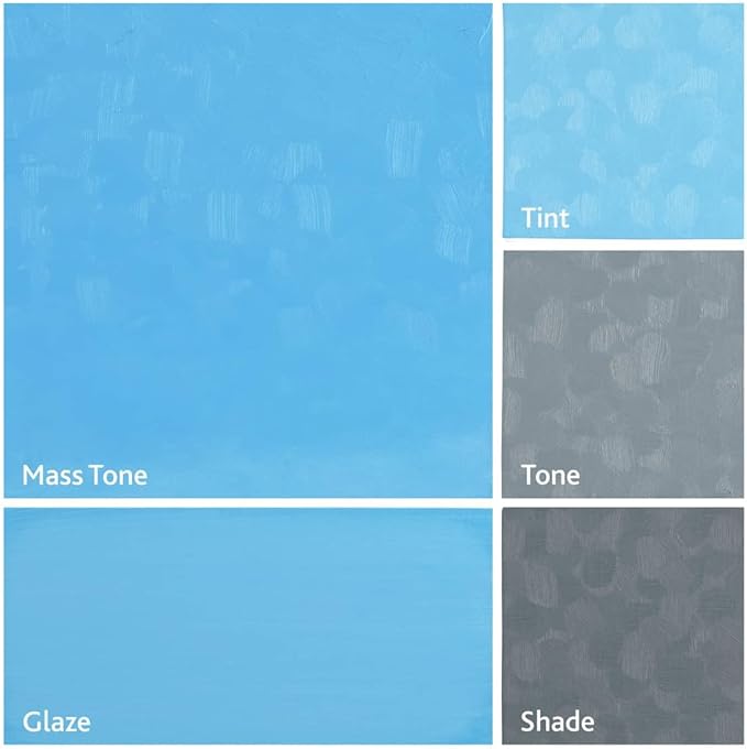 Tusc & Pine Artist Oil Paint - Luminous Blue, 150 ml, Non-Yellowing, Rich & Creamy Consistency, Maximum Pigment Load, Small Batch Milled Oil Paints Made in the USA for Professional Artists