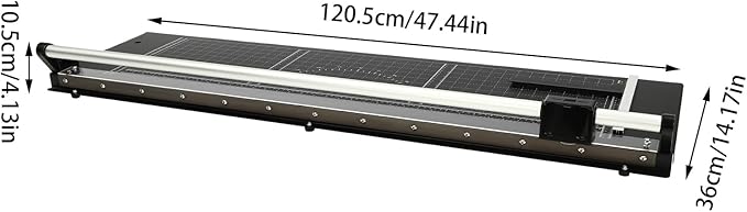 36" Heavy Duty Professional Rotary Paper Trimmer, 35" Max Cut Length and 0.04'' Max Thickness, Office Paper Cutter for Cardstock, Coupons, Laminated Paper Crafting