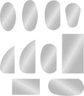 10PCS Stainless Steel Pottery Ribs,Steel Clay Ribs Serrated Scraper Clay Sculpture Cutter Scraper Crafts Tool Ceramics Sculpting Tools Kits for Sculpting Texturing Artists Modeling Potter