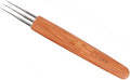 SENRISE Dreadlock Crochet Needle, Weaving Crochet Hook for Hair, with Wooden Handle, for Fixing Braids (Three Heads 0.5 mm)