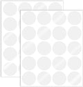 1.5" Transparent Round Sealing Sticker,Pack of 500
