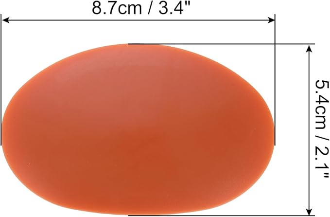 HARFINGTON Pottery Ribs 8.8cm x 5.5cm Soft Silicone Rubber Clay Ceramic Sculpting Tools for Finishing Shaping and Smoothing Removing Finger Marks