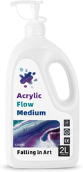 Falling in Art 67.6 Oz Pouring Medium for Acrylic Paint, Paint Thinner with High Flow Consistency
