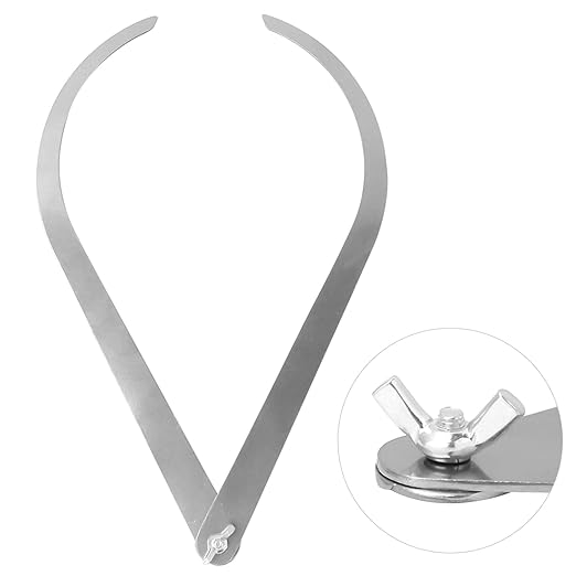 10 Inch Pottery Tools, Bent Leg Pottery Calipers, Caliper Measuring Tool, Stainless Steel Ceramic Tools for Carving Shaping