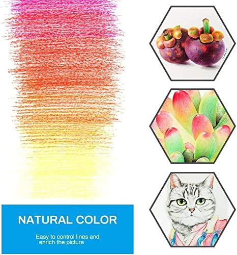 36 Colored Pencils Set, Artist Coloring Pencils for Adult Coloring Books, Artist Sketch, Premier Drawing Pencils with Canvas Roll-up Pouch Bag and Pencil Sharpener