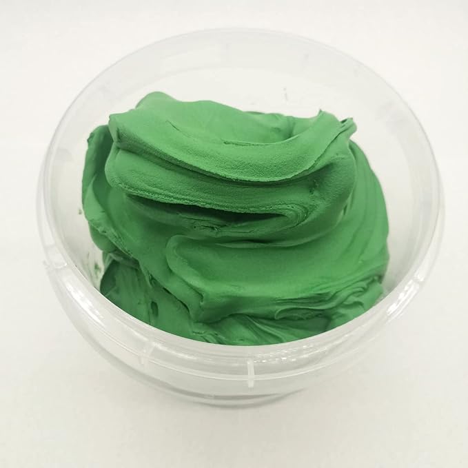 Air Dry Modeling Clay 10.5 oz Ultra Light Magic Clay DIY Moulding Dough Primary Colors Art Craft Kit (Dark Green)