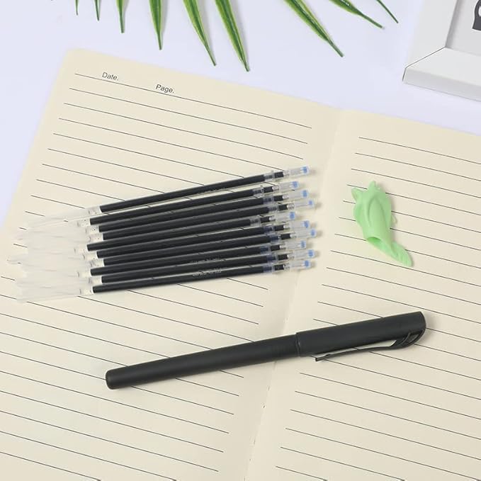WINBOB 20 Pcs Magic Pens & Refills for Reusable Magic Practice Copybook, Drawing Pen of Invisible Ink, with Writing Training Aid Pencil Grip
