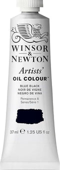 Winsor & Newton Artists' Oil Color, 37ml (1.25 oz) Tube, Blue Black