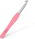 Crochet Hook, 8.0 mm Ergonomic Crochet Hook, Crochet Needles for Arthritic Hands,Knitting Needles with Soft Handle Beginners and Experienced Hobbyists (8.0 mm)