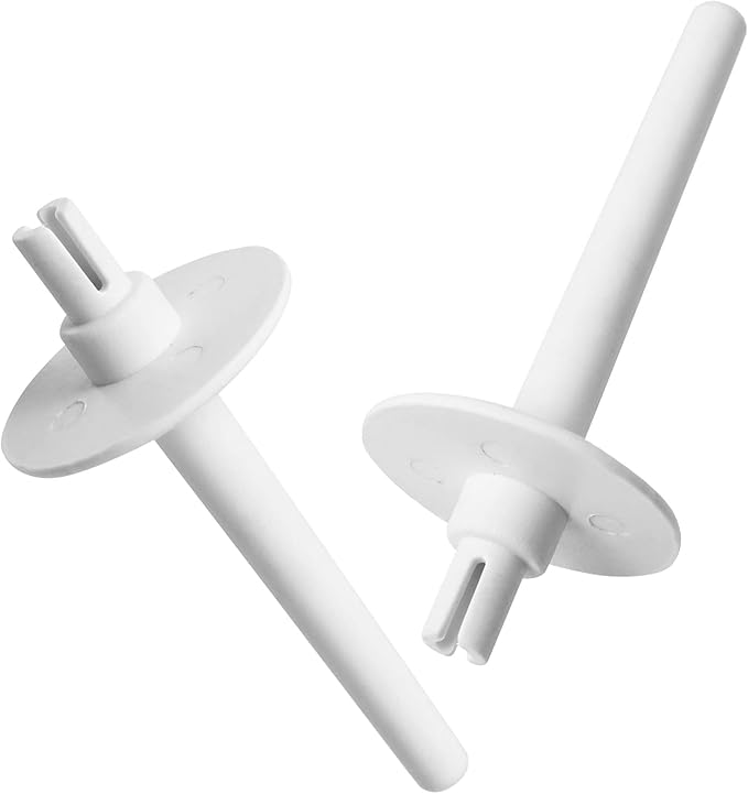 4 Pieces Sewing Machine Accessories, Plastic Replacement Spool Pin for Sewing Machine, Spool Holder for Sewing Machine, Small Thread Spool Cap for Brother, Sewing Machine Parts White