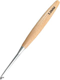 Beech Wood Crochet Hooks,5mm Ergonomic Handle Crochet Hook Hand DIY Comfortable Smooth Long  Crochet Needle for Crocheting Yarn and Beginners,Experienced Crochet Lovers