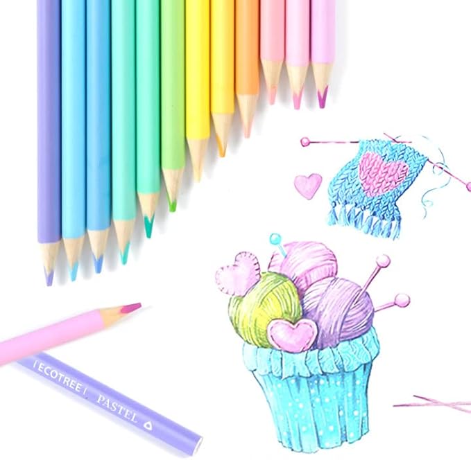 ECOTREE Stocking Stuffers, Colored Pencils, Drawing Pencils Colored Pencil for Adult Coloring Art Supplies for Coloring, Drawing, Shading, 36 Count