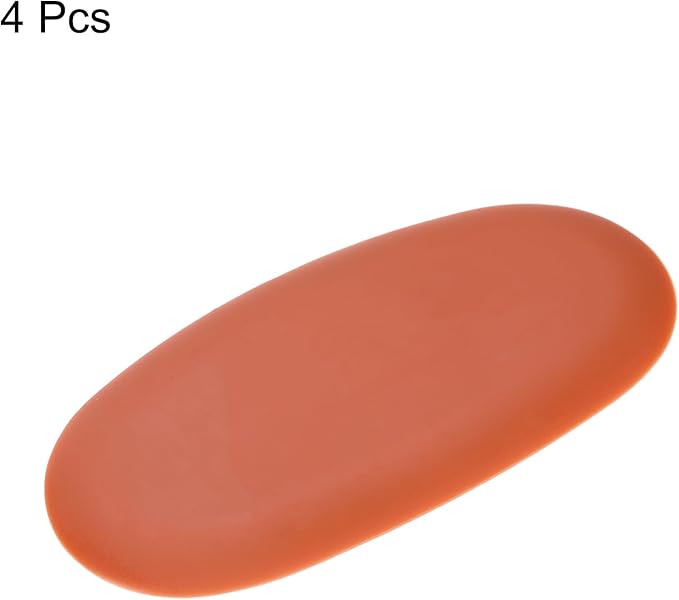 HARFINGTON Pottery Ribs 10.5cm x 5.2cm Soft Silicone Rubber Clay Ceramic Sculpting Tools for Finishing Shaping and Smoothing Removing Finger Marks