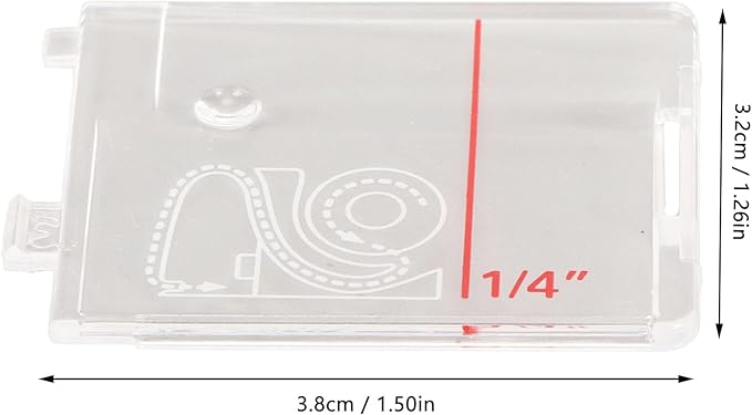 Transparent Bobbin Cover Plates, 2pcs Sewing Machine Needle Plates for Heavy Duty 6800C 6700C 6600C Confidence 7640 C7250 C7220 CE677 Durable for Sewing Enthusiasts
