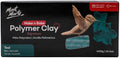 Mont Marte Make n Bake Polymer Clay Signature Teal 400g (14.1oz) Block, Bake in Oven, Soft and Smooth, Sculpting, Craft, DIY Décor, Jewelry