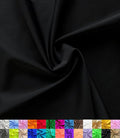 Nylon Spandex Fabric | 80% Nylon, 20% Spandex | Swimwear, Activewear Fabric | 4-Way Stretch | Sports, Dance, Yoga (Black, 5 Yard)