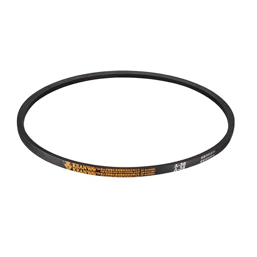 uxcell A36 Drive V-Belts 36" Inner Length 13mm Width 8mm Thick JIS Standard A-Section Rubber Drive Transmission Belt
