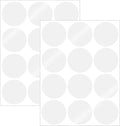2" Transparent Round Sealing Sticker,Pack of 360