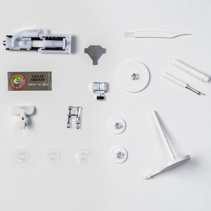 Janome MOD-30 Computerized Sewing Machine with 30 Built-In Stitches, 3 One-Step Buttonholes, Drop Feed and Accessories