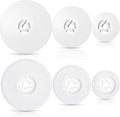 Waydress Spool Cap Sewing Machine Spool Pin Small Medium Large Replacement Cap Compatible with Brother Babylock Sewing and Embroidery Machines 45 35 and 25 mm White(6 Pieces)