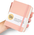 Hardcover 96Pages Blank Sketch Book for Drawing, Small 5.7x4.1 Pocket Journal Notebook for Travel, 180gsm Thick Paper Diary Notebooks for Work, PU Cover Memo for Writing. Pink