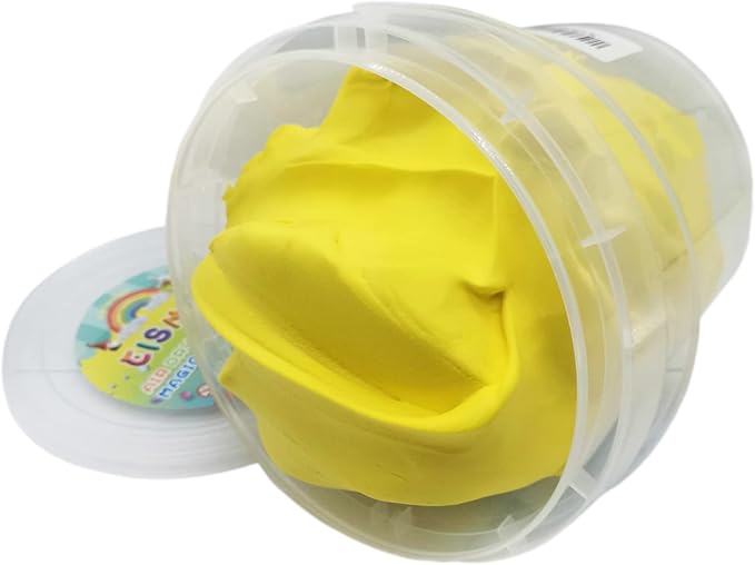 Air Dry Modeling Clay 10.5 oz Ultra Light Soft Magic Clay DIY Moulding Dough Primary Colors for Adults Kids Art Craft Kit Yellow