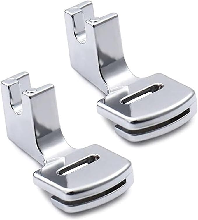 2pcs Low Shank Shirring Gathering Presser Foot for Brother, Viking, Singer, Janome, Simplicity, Kenmore, Pfaff, Simplicity, Sewing Machine SA120 006917008, F012N, XG6589-001