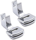 2pcs Low Shank Shirring Gathering Presser Foot for Brother, Viking, Singer, Janome, Simplicity, Kenmore, Pfaff, Simplicity, Sewing Machine SA120 006917008, F012N, XG6589-001
