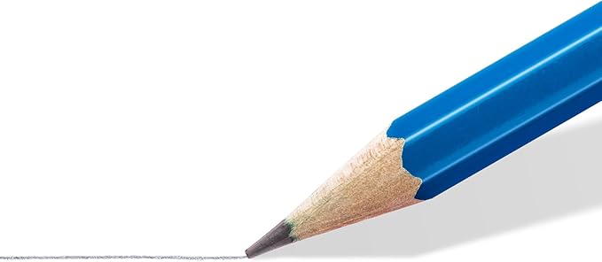 Staedtler Mars Lumograph Pre-Sharpened Writing and Art Drawing Pencils, H Lead, Box of 12, 100-H