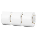 3 Pack Pipe Wrap Tape with PVC Backing, 50' Length X 2" Width White Insulation Tape, Chemical Resistant for Insulation and Protection of Electrical Wires, Water Pipes and Underground Pipes
