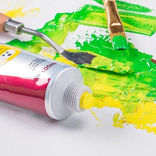 Mont Marte Oil Paint Premium, 3.4 US fl.oz (100ml) Tube, Prussian Blue, Heavy Body Paint, Artist Quality, Good Coverage, Excellent Tinting Strength, Ideal for Painting Canvas