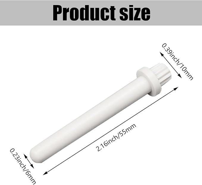 4 Pieces Sewing Machine Replacement Accessory, Replacement Parts for Sewing Machines, Sewing Machine Thread Adapter, Spool Holder for Sewing Machine, Sewing Machine Parts White