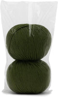 Harmony Cotton Yarn by Yarneverse – 2-Pack Soft Fine Weight (#2) 60% Cotton / 40% Acrylic (50g / 165m Each – Total 100g / 330m) (2, 463)