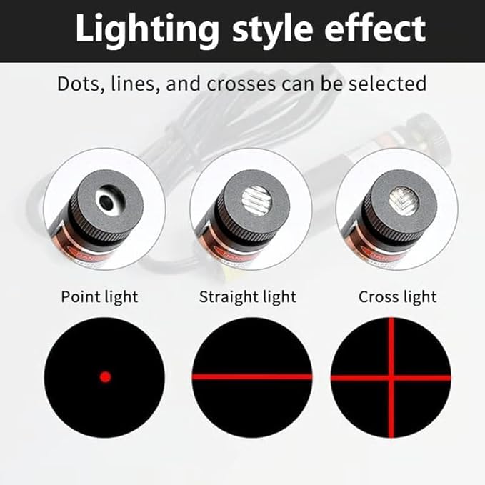 Magnetic Positioning Quilting Light for Sewing Machine, Magnetic Sewing Machine Light, Adjustable Magnetic Attachment, Sewing Light Guide for Straight Stitching, for Sewing (3Pcs*Mix, Plug model)