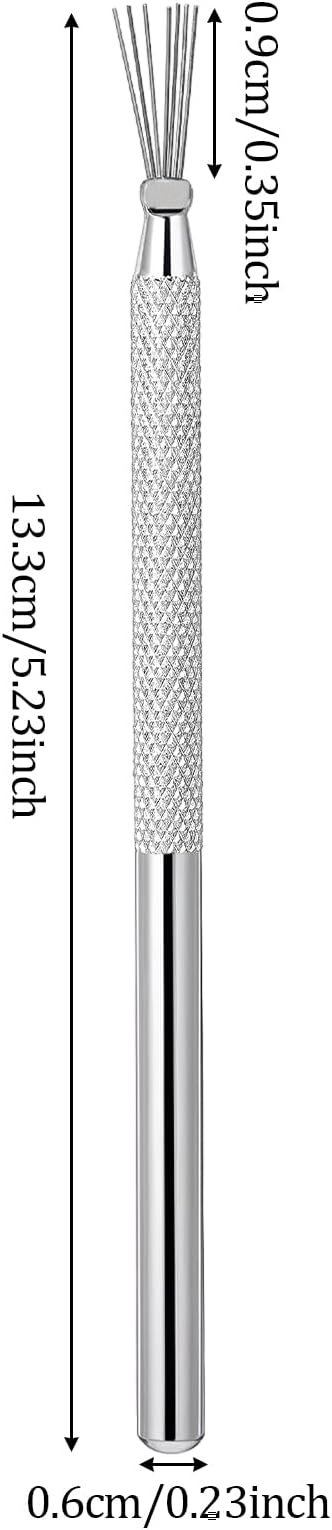 Clay and Pottery Feather Wire Texture Tools, Pottery Scoring Tool Wire Feather Texture Tool Detail Texturing Modeling Toolss for Clays Ceramics Potterys Sculpting, 2 PCS 5.1 Inch