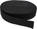 10 Meters Flat Elastic Band Rubber Band for Sewing Clothing Pants Accessories Stretch Belt Garment DIY Sewing Fabric (Black,1" (25mm) x 10 Meters)