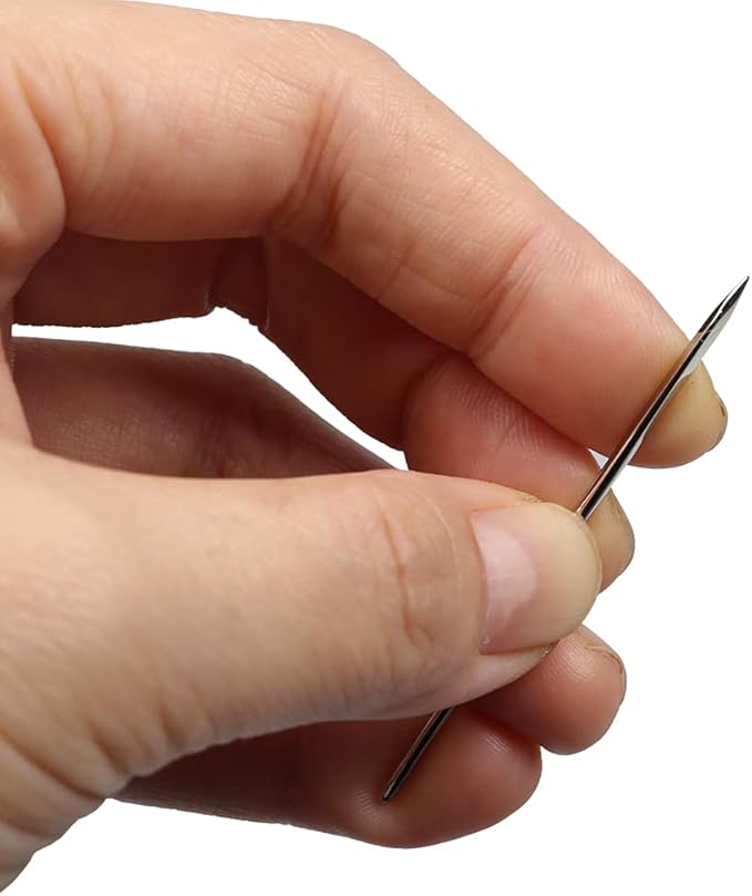 Eketirry Hand Sewing Needle Kit, Heavy Duty Household Hand Needles for for Home Upholstery Carpet Leather Canvas Repair (7 Pieces)