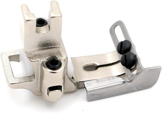 HONEYSEW Universal Roller Presser Foot Adjustable Left and Right Side Guard Foot for Flatbed Industrial Sewing Machines