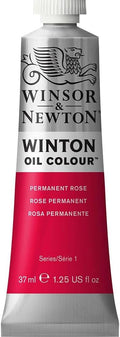 Winsor & Newton Winton Oil Color, 37ml (1.25-oz) Tube, Permanent Rose