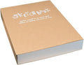 CooLeathor Kraft Cover Drawing Notebook & Sketchbook – Blank Plain Sketch Books – 125g Thick Paper A5 Size, 150x210mm Paper Ideal for Drawing & Sketching- 128 Sheets Each – 180 Degree Opening