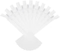 ANPURZII 10PCS #3 18 Inch White Invisible Zippers for Sewing Skirts, Nylon Coil Bulk Zippers for Pocket, Pillow(White 18" 10PCS)